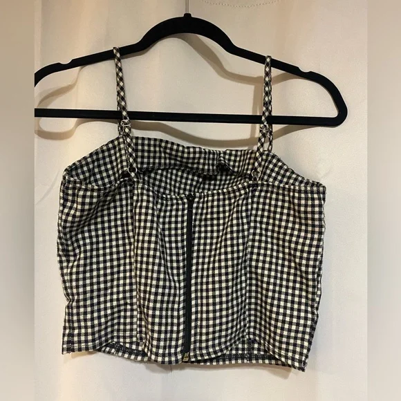 Plaid crop top - Picture 2 of 3